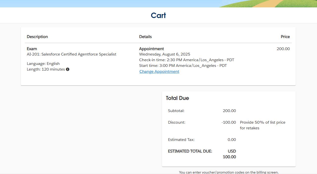 Certification Checkout